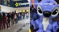 Largas filas en Plaza Norte por furor de la palomera Stich a poco del estreno de la película en Perú