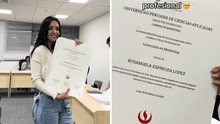 Rosángela Espinoza presume su título de licenciada y lanza mensaje a sus detractores: “Que empiece el hate” Rosángela Espinoza presume su título de licenciada y lanza mensaje a sus detractores: “Que empiece el hate”