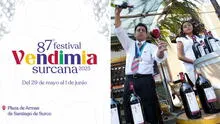 Celebra la Vendimia de Surco 2025: evento gratuito con vinos, comida y música en vivo para disfrutar en familia, ¿cuándo inicia?