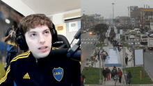 Davoo Xeneize conoce San Martín de Porres y queda impactado: "Es muy parecido a Argentina"