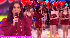 Vocalistas de Son del Duke se rehúsan a cantar en vivo y María Pía les da sabio consejo: “Estas son oportunidades”