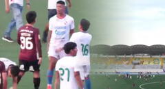 Partido de Universitario en la Liga 3 terminó en pelea: jugadores, cuerpo técnico e hinchas se enfrascaron en batalla campal