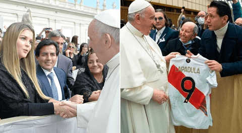 Famosos peruanos que conocieron al papa Francisco: Brunella Horna, Gianluca Lapadula y más