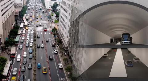Túneles subterráneos en la av. Abancay reducirían el tráfico en centro histórico de Lima en menos de una hora, según la Municipalidad de Lima