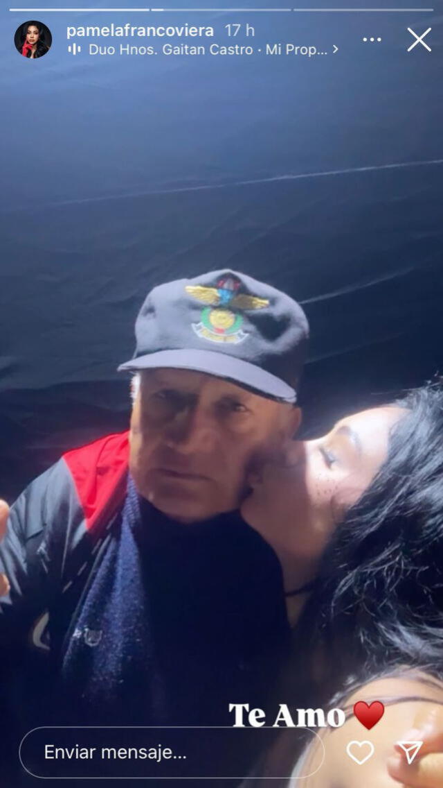 Pamela Franco y la última foto que se habría tomado con su padre, Rolando Franco. Foto: Instagram. Pamela Franco y la última foto que se habría tomado con su padre, Rolando Franco. Foto: Instagram.