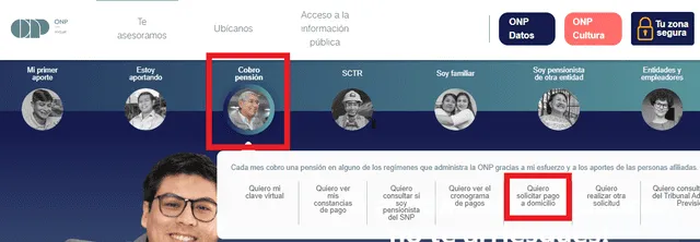 Página de ONP Virtual Página de ONP Virtual