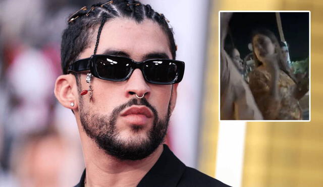 Bad Bunny generó polémica por reacción que tuvo con una fanática. Foto: difusión Bad Bunny generó polémica por reacción que tuvo con una fanática. Foto: difusión