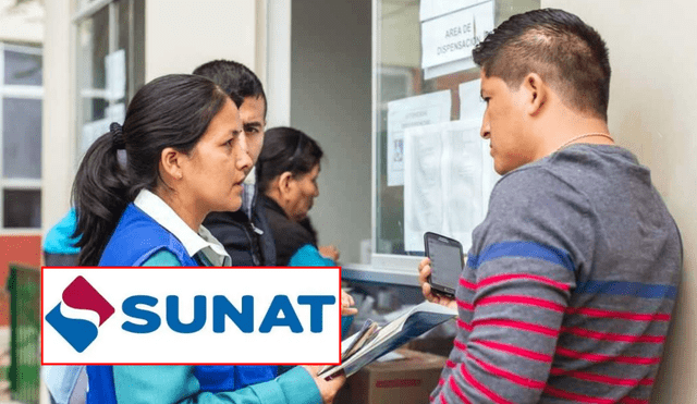 Logo de la Sunat y trabajadores independientes o freelancers. Foto: composición LR/Andina/Difusión Logo de la Sunat y trabajadores independientes o freelancers. Foto: composición LR/Andina/Difusión