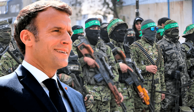 Macron expresó su respaldo al plan de reconstrucción propuesto por Egipto y avalado por la Liga Árabe. Foto: Composición LR. Macron expresó su respaldo al plan de reconstrucción propuesto por Egipto y avalado por la Liga Árabe. Foto: Composición LR.