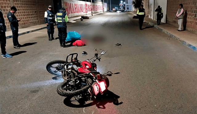 Motociclista falleció de manera instantánea. Créditos: cortesía. Motociclista falleció de manera instantánea. Créditos: cortesía.