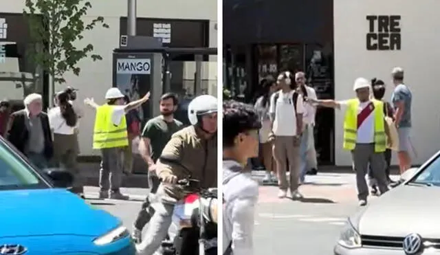 "Un peruano siempre listo para ayudar", resaltaron usuarios en redes. Foto: composición LR/ TikTok "Un peruano siempre listo para ayudar", resaltaron usuarios en redes. Foto: composición LR/ TikTok