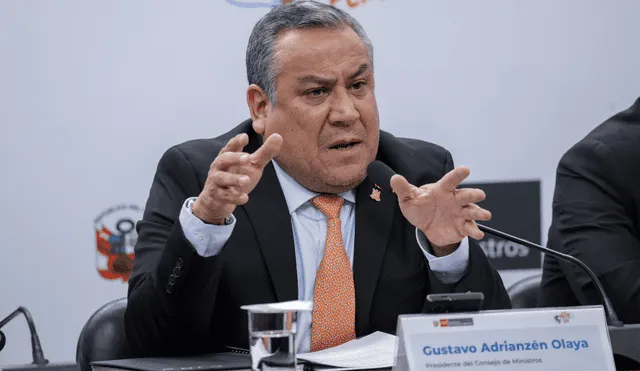 Gustavo Adrianzén se refirió a las mociones de censura en su contra. Foto: PCM Gustavo Adrianzén se refirió a las mociones de censura en su contra. Foto: PCM