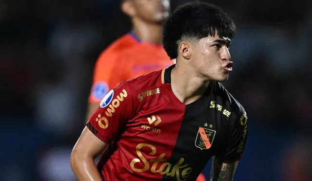 Kenji Cabrera lleva 2 goles en esta fase de grupos con Melgar. Foto: Conmebol Sudamericana Kenji Cabrera lleva 2 goles en esta fase de grupos con Melgar. Foto: Conmebol Sudamericana