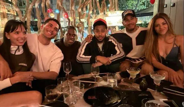 La polémica foto en la que se vincula a Lewis Hamilton con Shakira. Foto: Instagram   