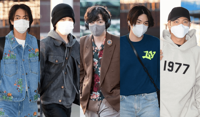 BTS ICN Incheon Taehyung Jimin Jin Suga Namjoon BTS ICN Incheon Taehyung Jimin Jin Suga Namjoon