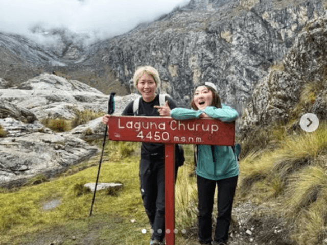 Las últimas fotografías de las turistas japonesas en el Huascarán conmocionan a la comunidad montañista. Foto: IG. Las últimas fotografías de las turistas japonesas en el Huascarán conmocionan a la comunidad montañista. Foto: IG.