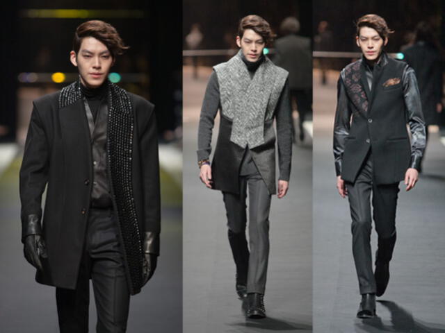 Kim Woo Bin en el 2013 F/W Seoul Fashion Week Jung Do-young Designer Collection. Foto: Istyle Kim Woo Bin en el 2013 F/W Seoul Fashion Week Jung Do-young Designer Collection. Foto: Istyle
