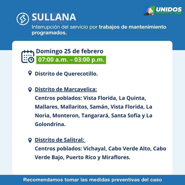 Corte de luz en Piura Corte de luz en Piura