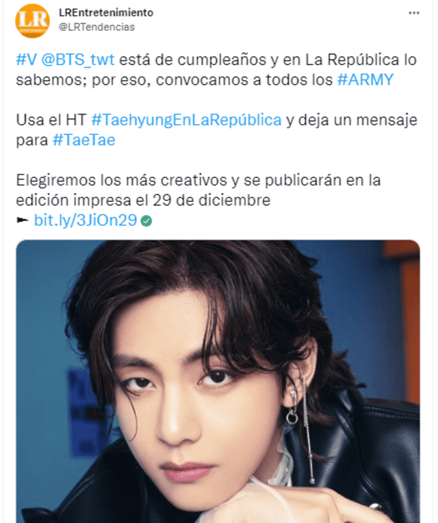 Taehyung, BTS, V cumpleaños