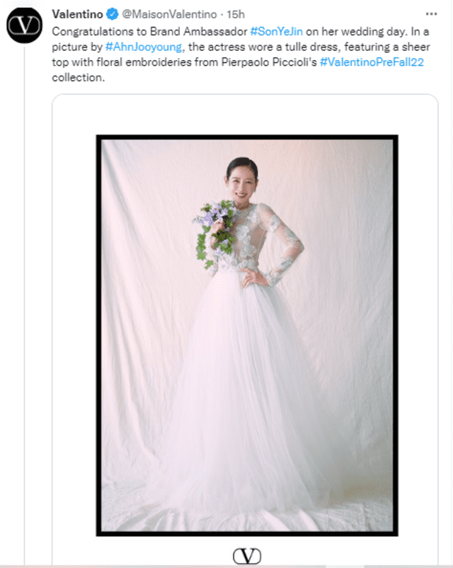 Son Ye Jin, vestido novia, Hyun Bin boda Son Ye Jin, vestido novia, Hyun Bin boda